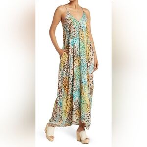 Lovestitch Vibrant Animal Print Maxi Dress